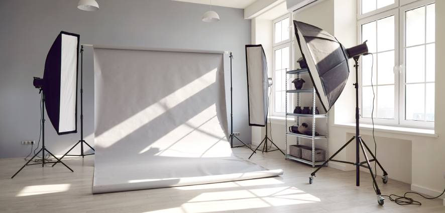 Softboxen in Fotostudio Softboxen in Fotostudio