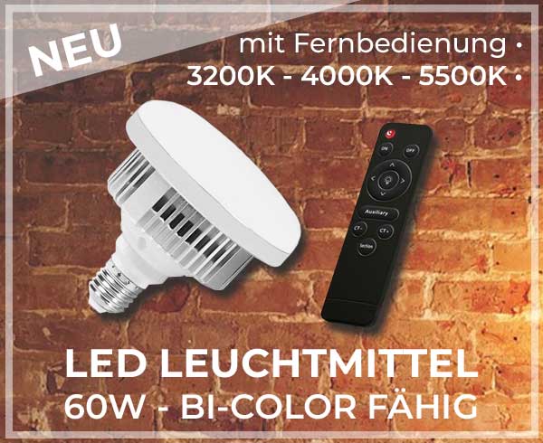 LED 60W Bi-Color Leuchtmittel