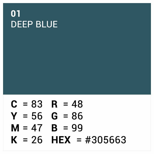 Hintergrundkarton 2,72x11m Deep Blue