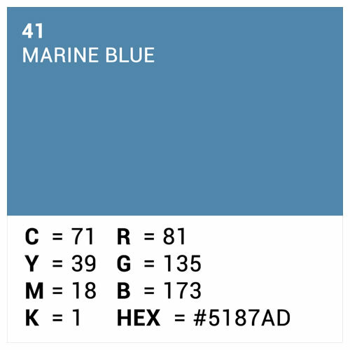 Hintergrundkarton 2,72x11m Marine Blue