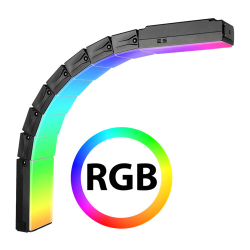 Biegbares RGB LED-Panel 25W
