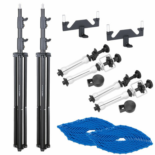 proxistar Portables Abrollsystem 2-fach Set mit blauer Kette
