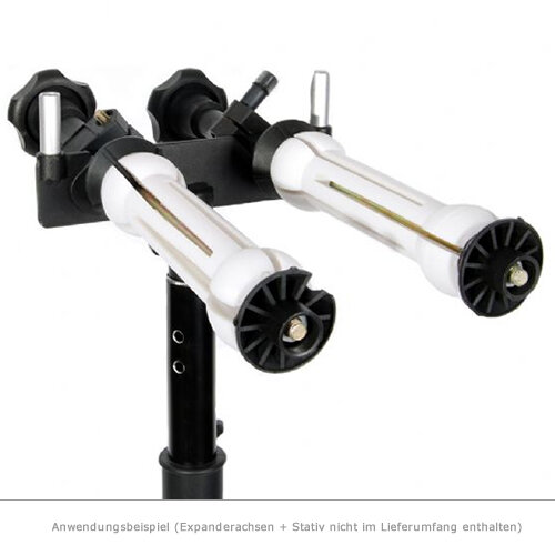 proxistar Portables Abrollsystem 2-fach Set mit schwarzer...