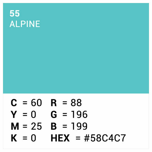 B-Ware Hintergrundkarton 1,35x11m Alpine