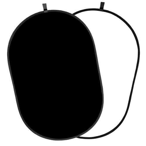 B-Ware proxistar Doppelreflektor schwarz/weiß 100x150cm