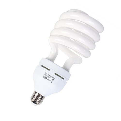 Spiral-Tageslichtlampe 55W, 5500K, E27