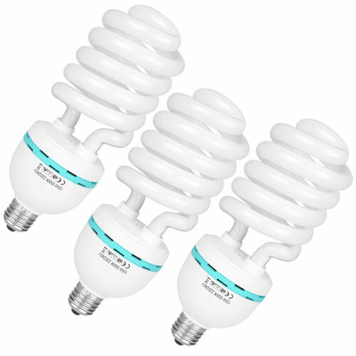 3x Spiral-Tageslichtlampe 135W, 5500K, E27