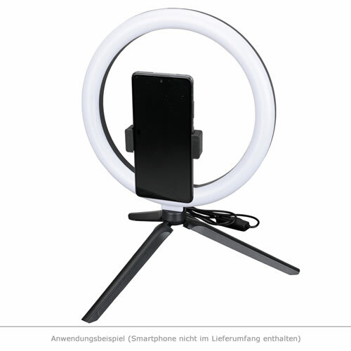 Selfie-Ringleuchte Ringlampe Ø 26 cm,...