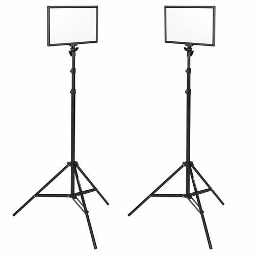 LED Bi-Color Flächenleuchten Set Litepanel DUO 45W...