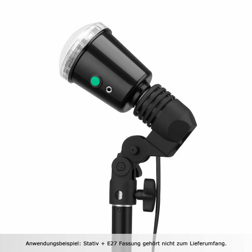E27 Synchronblitzlampe 50 Ws – Slave-Blitz mit...
