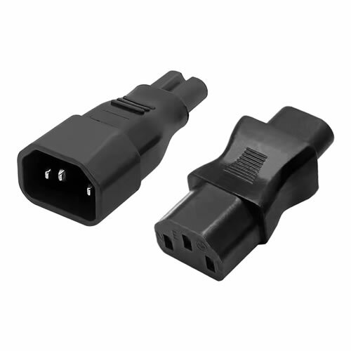 Netzkabel Adapter Set C7 auf C14 und C8 auf C13