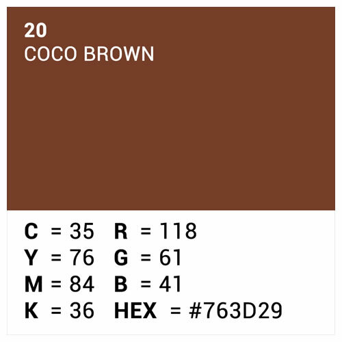 Hintergrundkarton 0,7x10m Coco Brown