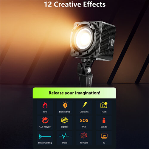 Bi-Color LED Videoleuchte 300W – Kompaktes COB Pocket-Panel für Foto & Film