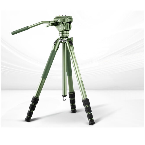 Sirui Kompaktes Dreibein-Stativ mit Fluidkopf SP004+G5X...