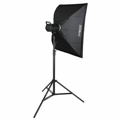 LED Studioleuchte 115W Bi-Color mit Softbox 60×90...