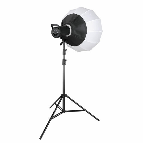 LED Studioleuchte 115W Bi-Color mit Ball Softbox 60 &...