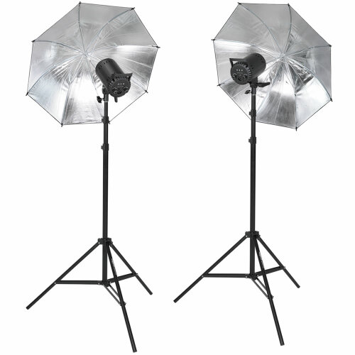 LED Studiolicht Doppelset Bi-Color 115 W mit 2...
