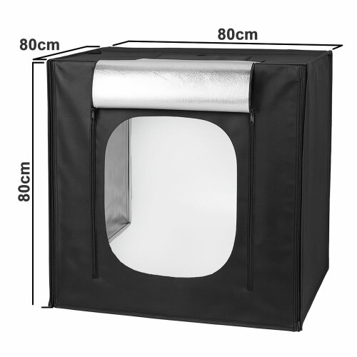 LED Ministudio Lichtbox Fotostudio-in-a-Box 80cm (SWGG)