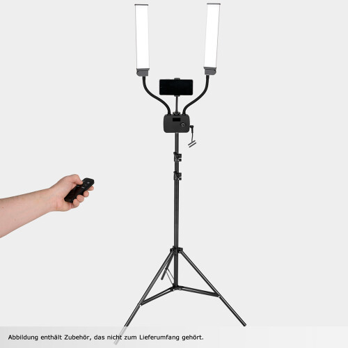 Doppelarm LED-Leuchte 45W Bi-Color inkl. Stativ &...