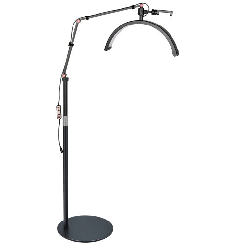 Halbmond-LED-Leuchte mit Standfuß &...