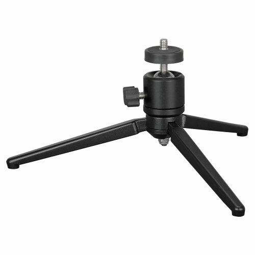 Mini Vollmetall-Stativ mit Kugelkopf – Aluminium, 3...