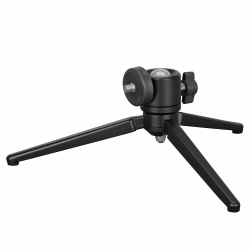 Mini Vollmetall-Stativ mit Kugelkopf – Aluminium, 3...