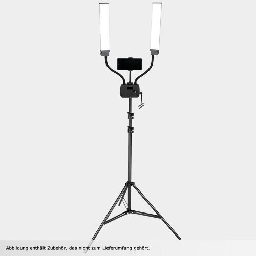 Doppelarm LED-Leuchte 45W Bi-Color inkl. Stativ &...