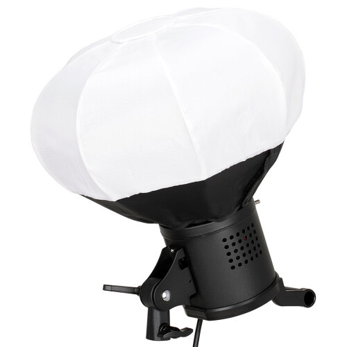 LED Videolicht Ballsoftbox Set 2×135W 35cm mit...