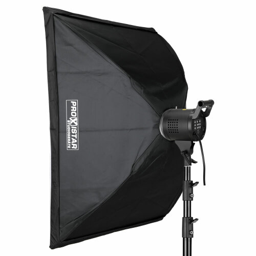 LED Videolicht Set 3×135W Softbox & Fresnel...