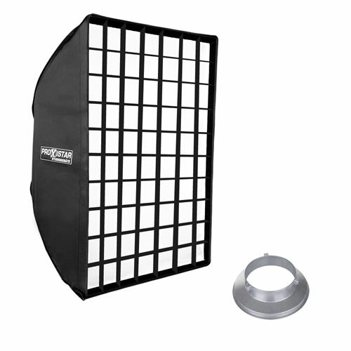 proxistar easy Schirm Softbox 70x100 + Grid mit Bowens S...