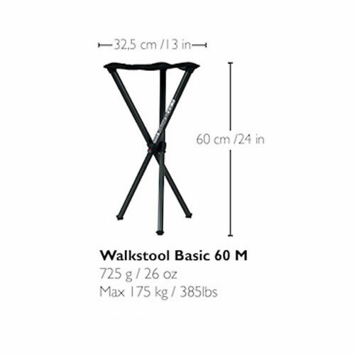 Dreibeinhocker Walkstool Basic 60, bis 175kg