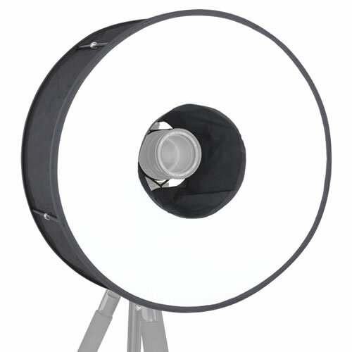 Ring-Flash Softbox, Round-Diffuser Ringblitz-Diffusor für Systemblitz 45cm
