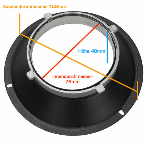 proxistar Adapter-Ring für Multiblitz P Adapter, Aussen Ø 135mm