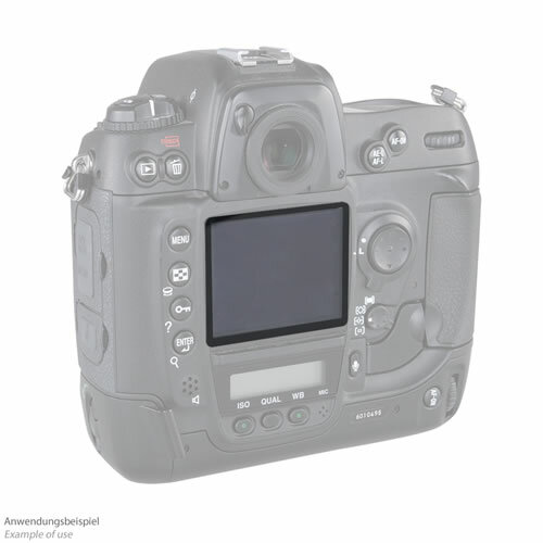 Displayschutz 2,5" Echtglas Schutz für alle Kameras