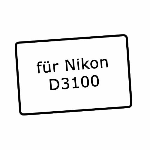 Displayschutz Echtglas für Nikon D3100