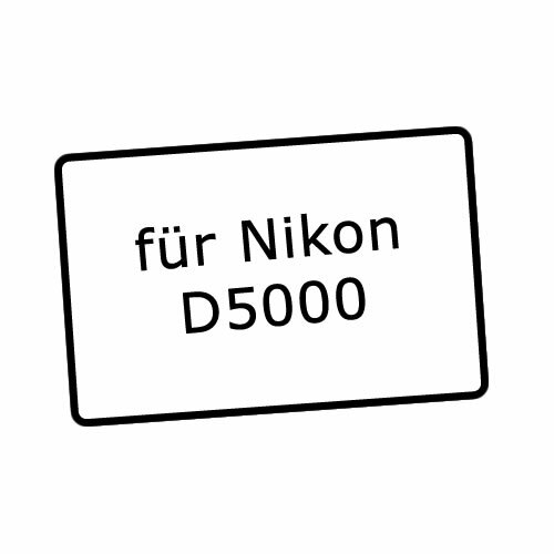 Displayschutz Echtglas für Nikon D5000