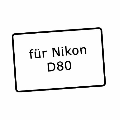 Displayschutz Echtglas für Nikon D80