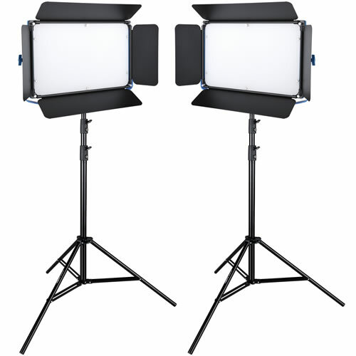 LED Flächenleuchten Doppelset Bi-Color 2×100W...