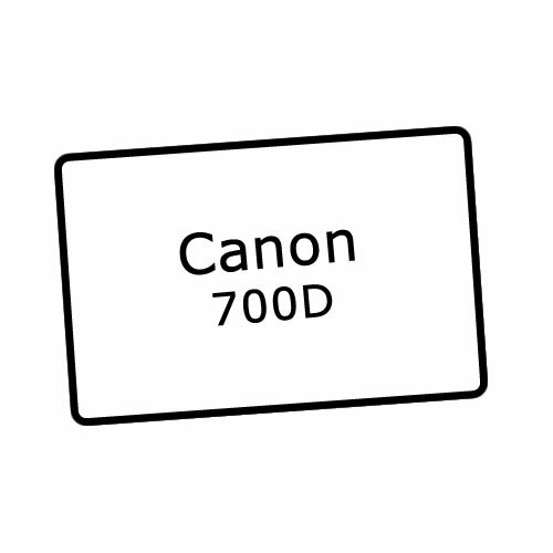 Displayschutz Echtglas für Canon EOS 700D