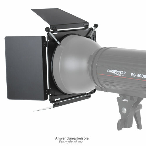 proxistar Abschirmklappen Set für Elinchrom Reflektor - Ø 230mm