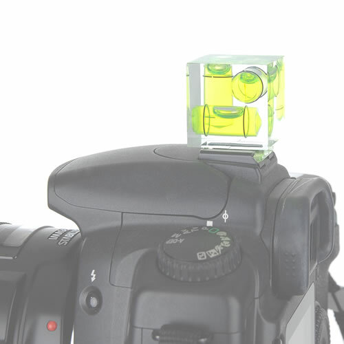 Kamera-Wasserwaage 3 Libellen für Standard Blitzschuh