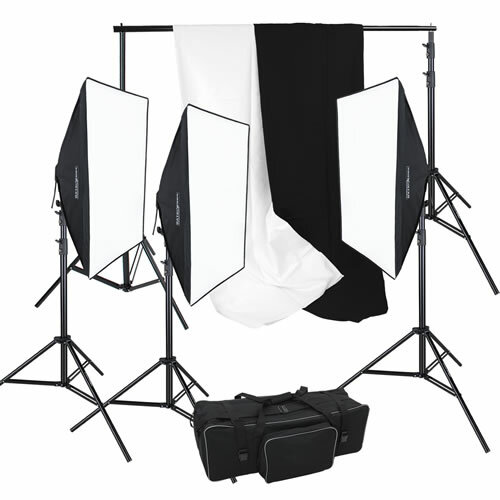 proxistar Daylight Studioset 1245 mit Hintergrundsystem...