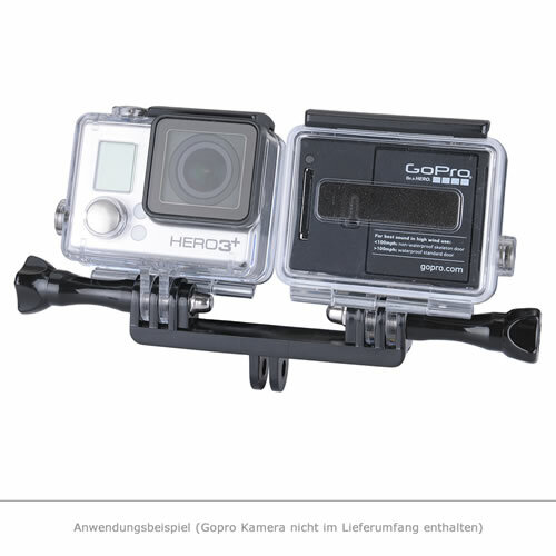 Doppelhalterung für GoPro – Zwei Actioncams...