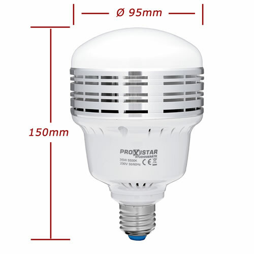 3x Tageslicht High Power LED Fotolampe LED Leuchtmittel 35 Watt E27