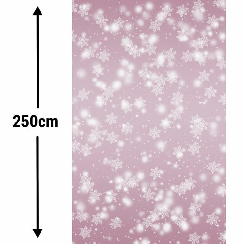 Fotohintergrund Vinyl 1,6x2,5m PURPLE LIGHT SNOWFALL