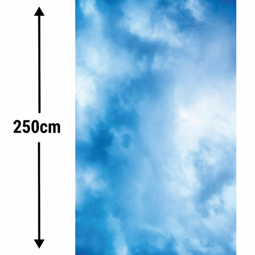 Fotohintergrund Vinyl 1,6x2,5m CLOUDS