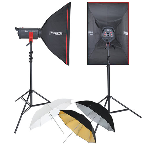 proxistar Studioblitz-Set Pro 400/400DR "SOFT"