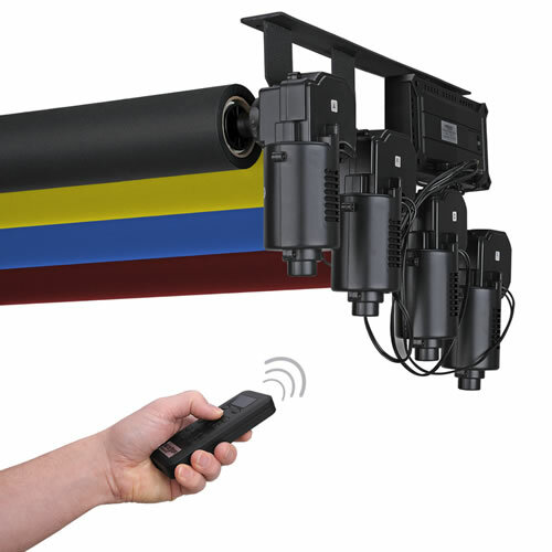proxistar Elektrisches Hintergrundsystem 4-fach mit...