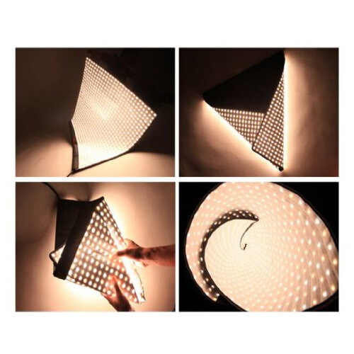 Biegsames flexibles Bi-Color LED Leuchten Panel 63x63 cm, 150W