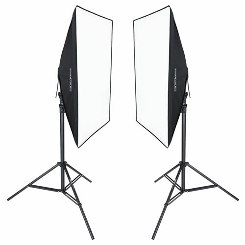 proxistar Studioleuchten Doppel Set LED 480 SOFT 50x120